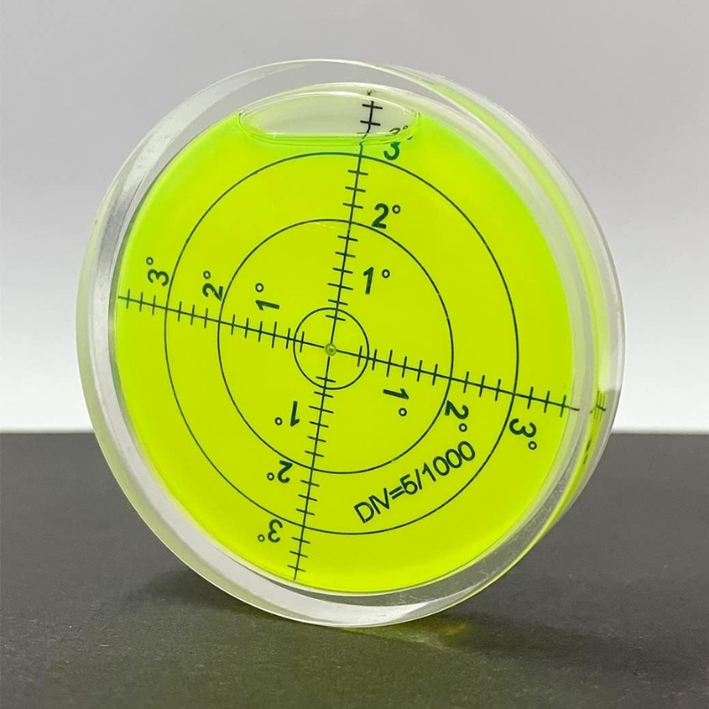 PrecisionPro 60MM PMMA Bubble Level – Accurate Surface Measurement Tool for Perfect Alignment