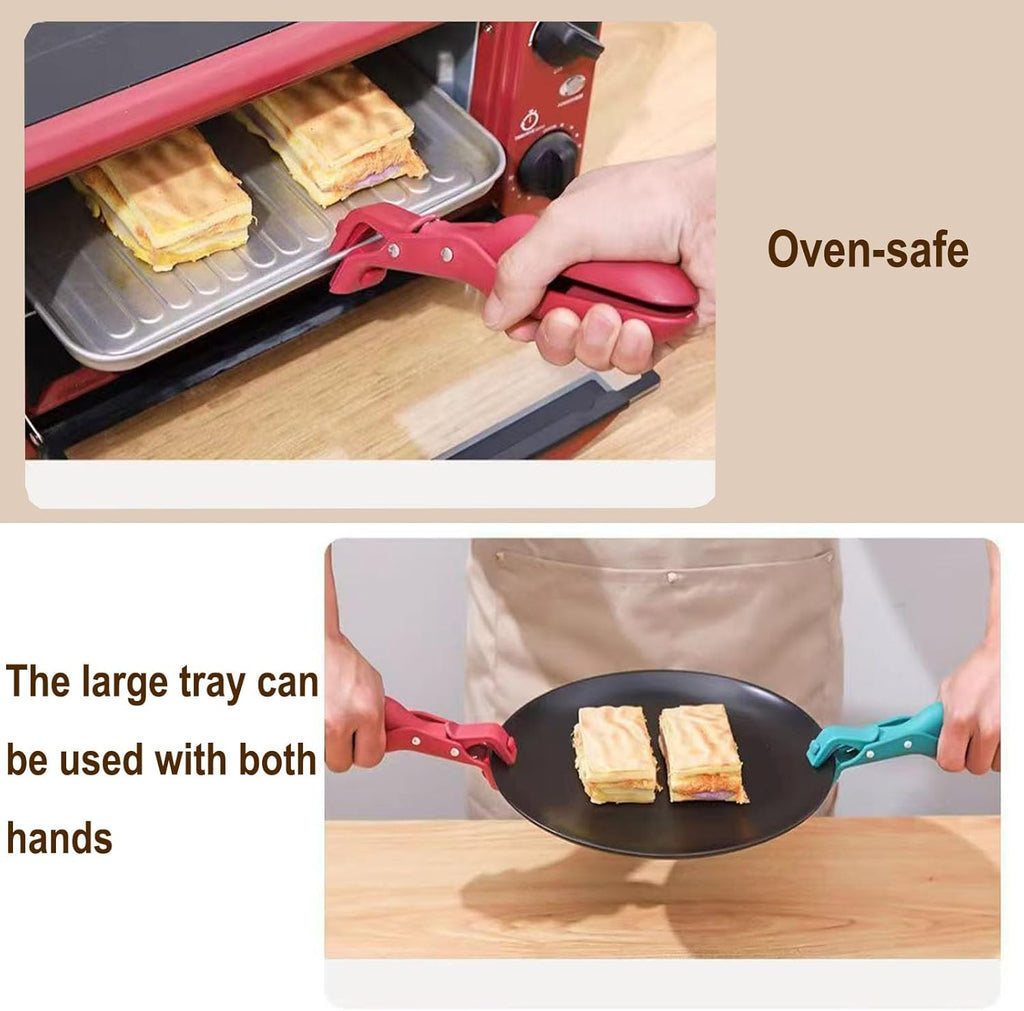 HeatGuard™ Anti-Scald Plate Gripper – Multi-Function Silicone Clips for Safe Handling