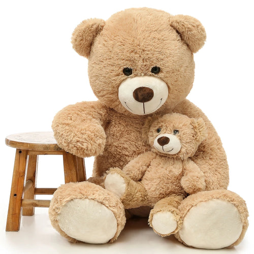 39" Giant Teddy Bear Mommy and Baby Soft Plush Bear Stuffed Animal