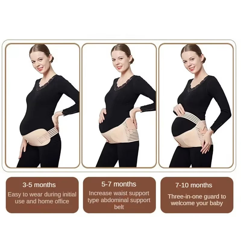 MamaComfort™ Adjustable Maternity Support Belt – Back & Belly Care for Pregnancy Relief