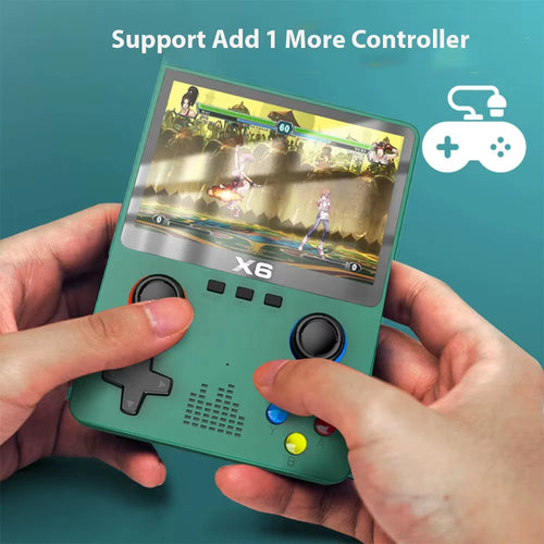 3.5 Inch X6 IPS Screen Handheld Game Players Dual Joystick 10000+ Game Retro Devices Portable Game Consoles