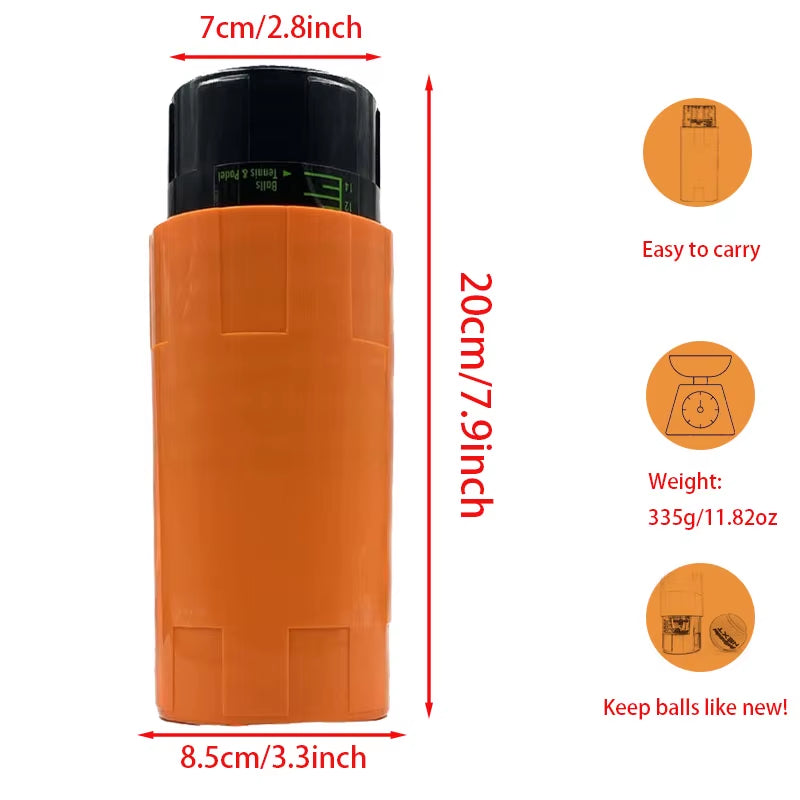Tennis Ball Pressure Maintain Repair Container for Beach Tennis Ball Shape Restore Bounce Ball Protect Pressurizer Saver 2024