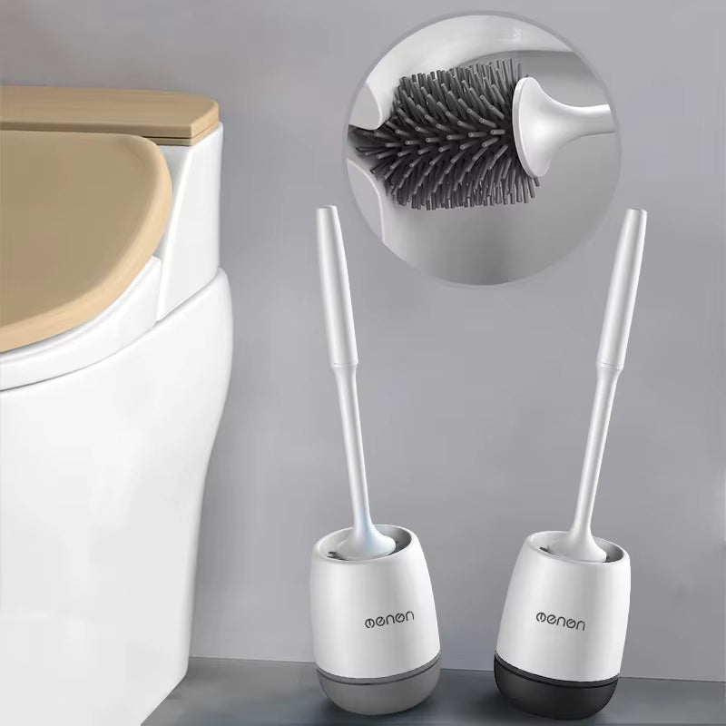 SanitPro TPR Silicone Toilet Brush – Ultra-Durable, Ergonomic Design for a Cleaner, Fresher Bathroom