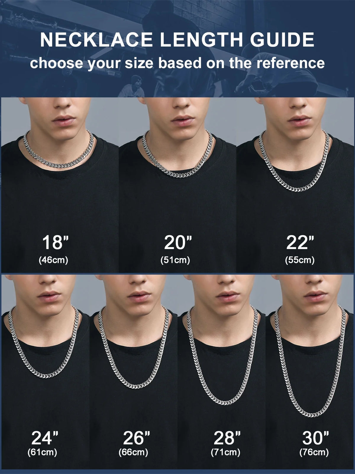 Men'S Stainless Steel Cuban Link Chain Necklace 10MM 18Inch Hip Hop Jewelry Gift for Dad Son