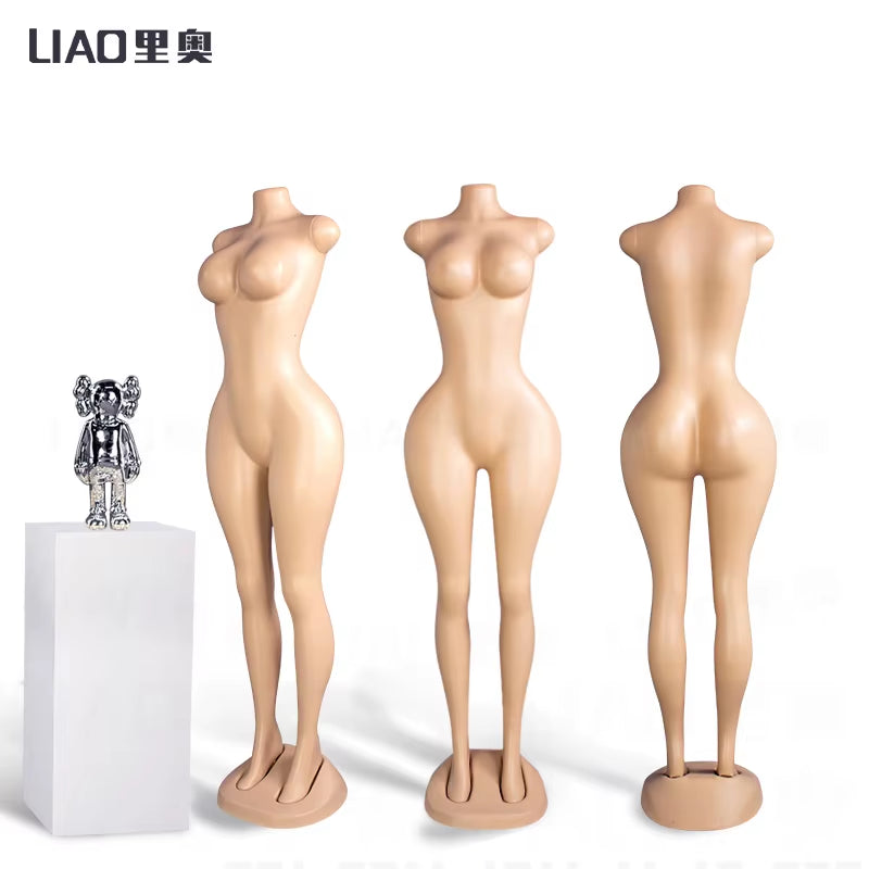 Cheap BBL Female Mannequins Plastic Big Bust Big Ass Woman Dummy Fashion Garments Display