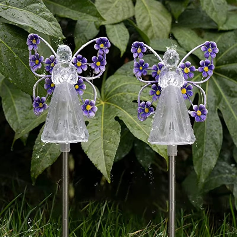 Celestial Garden Angel Lamp – Customizable Sunlight Outdoor Lighting for Your Garden
